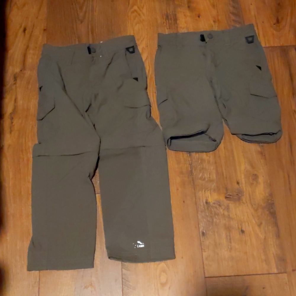 Excellent L.L. Bean Kids Convertible Pants Set, size 4/5 (but fit like 4/5/6)